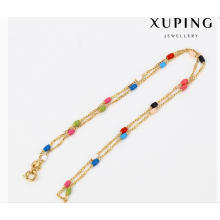 43080 collier de chaîne de bijoux plaqué par or de charme de Xuping de mode dans les ventes chaudes